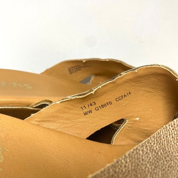 Kork Ease Madera Leather Wedge Slides Sandal Platforms 11 - Picture 5 of 7